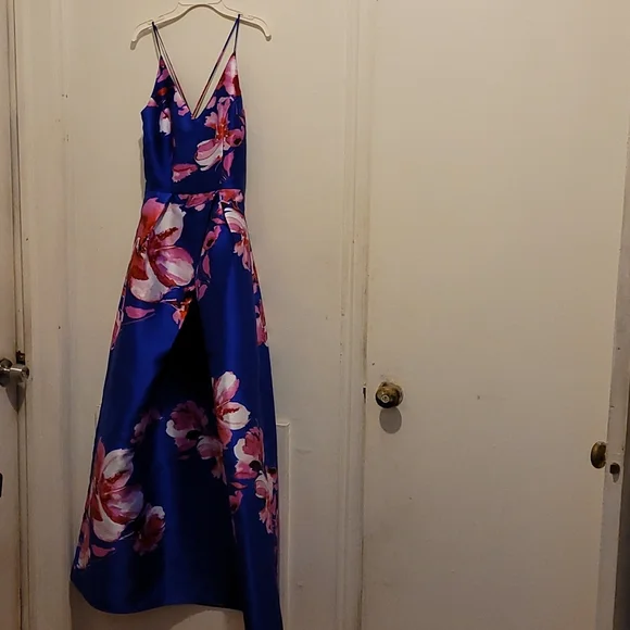 Dresses | Blue And Pink Formal Dress | Poshmark